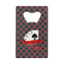 Personnaliser 4 Aces Red Black Card costumes sur l