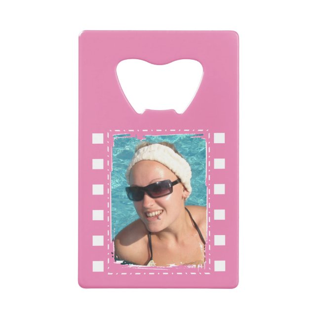 Personnaliser avec 2 photos rose et blanc (Devant)