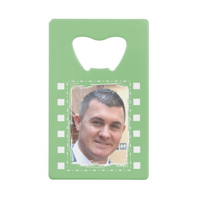 Personnaliser avec 2 photos vert et blanc (Devant)