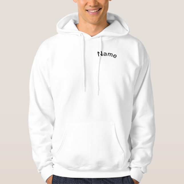 Personnaliser avec le nom Sweat - shirt à capuche  (Devant)
