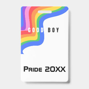 Personnaliser Badge d'identification de fête Bon g