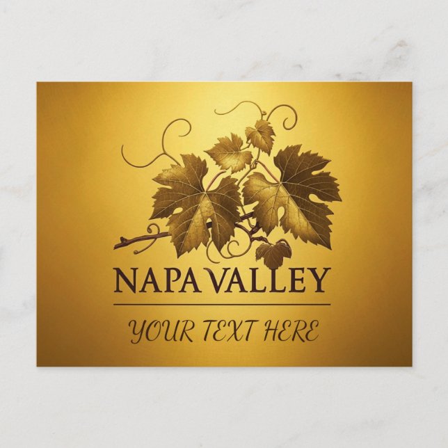 Personnaliser Belle Invitation Napa Valley (Devant)