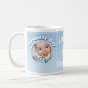 Personnaliser Birthday Boy Winter Onederland mug