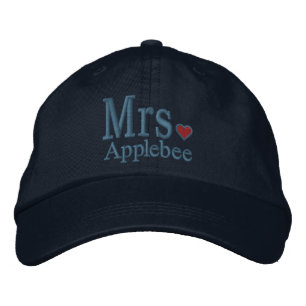 Personnaliser broderie Mr & Mrs Casquette brodée