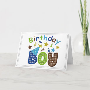 Personnaliser Carte d'anniversaire pour garçon