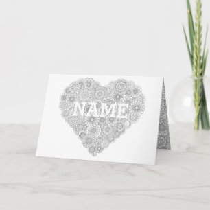 Personnaliser Carte de coeur de la Fête des Mères
