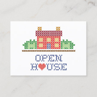 Personnaliser Carte de visite Open House