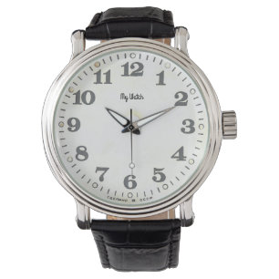 Personnaliser ce rétro grand nombre de montres su