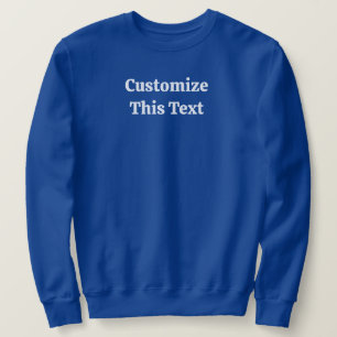 Personnaliser ce texte Sweatshirt basique pour hom