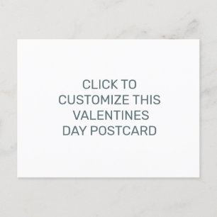 PERSONNALISER CETTE CARTE POSTALE VALENTINES DAY