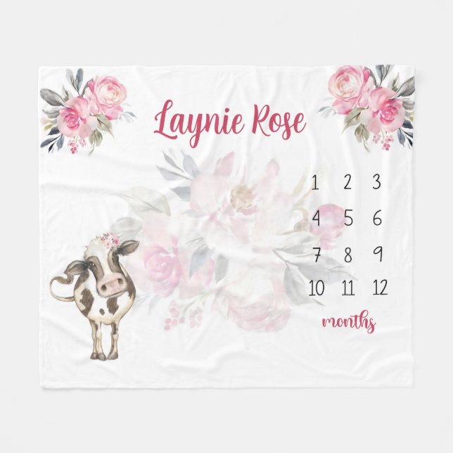 Personnaliser Couverture bébé, Couverture pour béb (Devant (Horizontal))