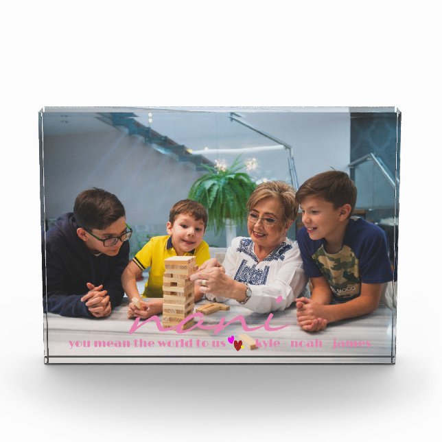 Personnaliser Créer un cadeau de bloc photo person