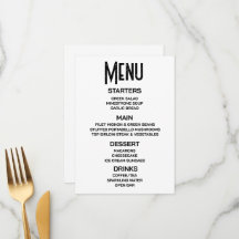 Personnaliser - Créez votre propre menu personnali