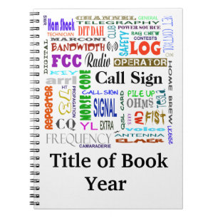 Personnaliser de carnet de collage de mot de