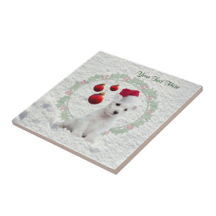 Personnaliser de carreau de céramique de Noël de