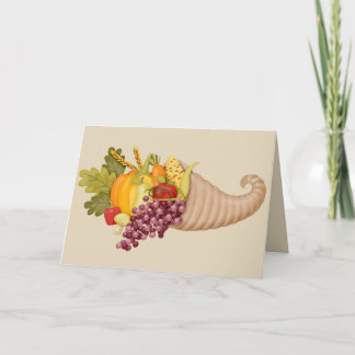 Personnaliser de la carte Cornucopia Thanksgiving