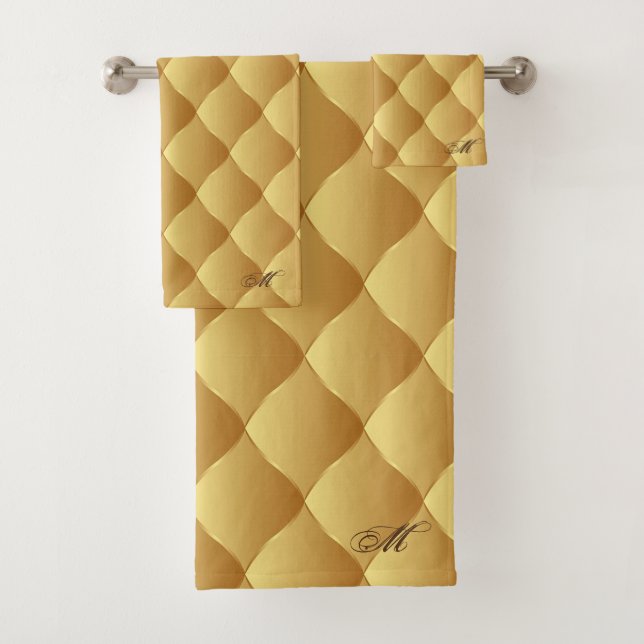 Personnaliser de luxe Soft Gold Monogramme (En situation)