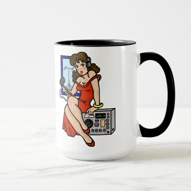 Personnaliser de tasse de fille de Pin- de brune (Droite)