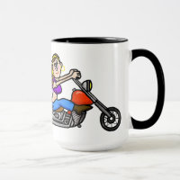Personnaliser de tasse de moto d'équitation de