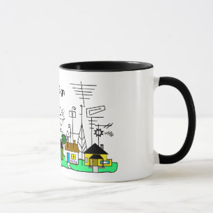 Personnaliser de tasse de rue de radio-amateur  