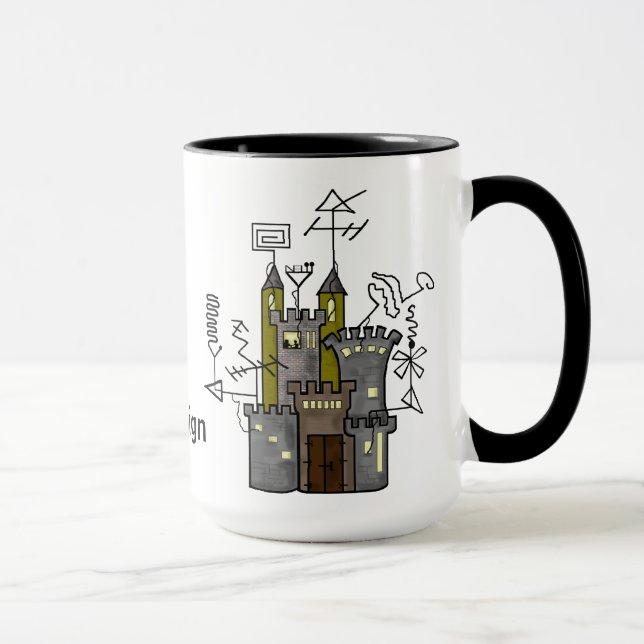 Personnaliser de tasse de Shack de château de (Droite)