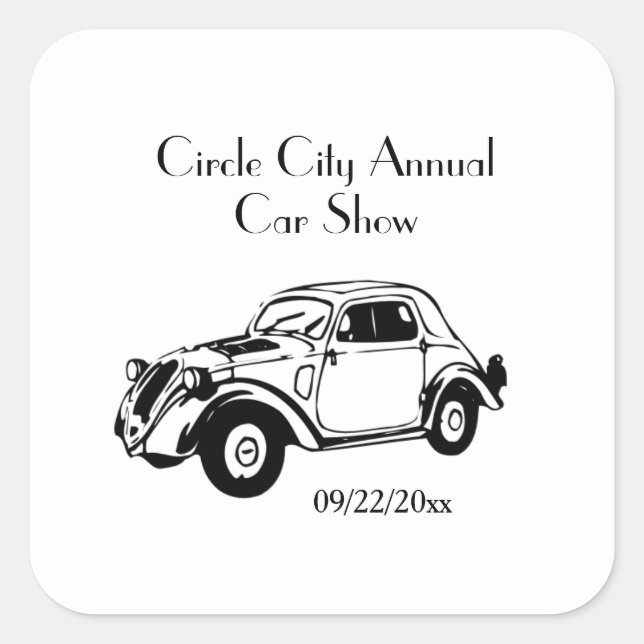 Personnaliser des autocollants classiques (Devant)