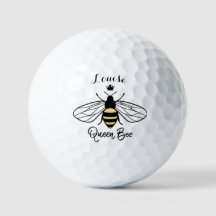 Personnaliser des balles de golf de Queen Bee