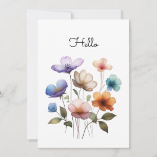 Personnaliser d'illustration de l'aquarelle des fl