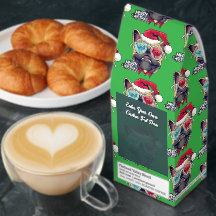 Personnaliser drôle de Père Noël Pug de Noël porta