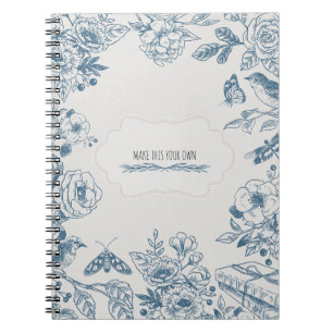 PERSONNALISER Fleurs de la ligne bleue Journal d