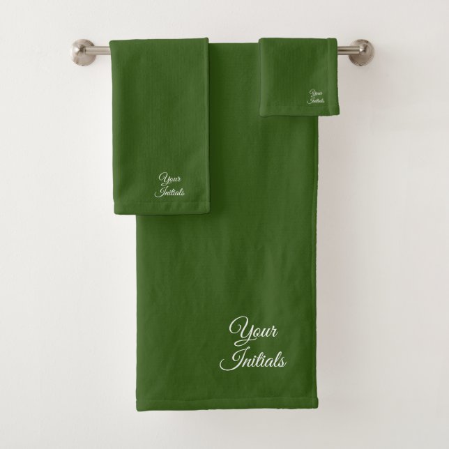 Personnaliser Forest Green Mariage cadeau de chauf (En situation)