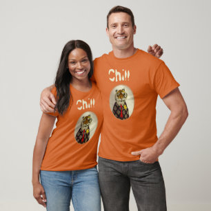 Personnaliser Fun Chill Tiger T-Shirt