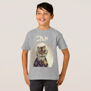 Personnaliser Fun Chill Tiger T-Shirt
