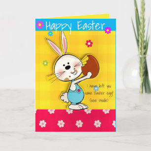 Personnaliser Funny Happy Easter Card - Carte de v