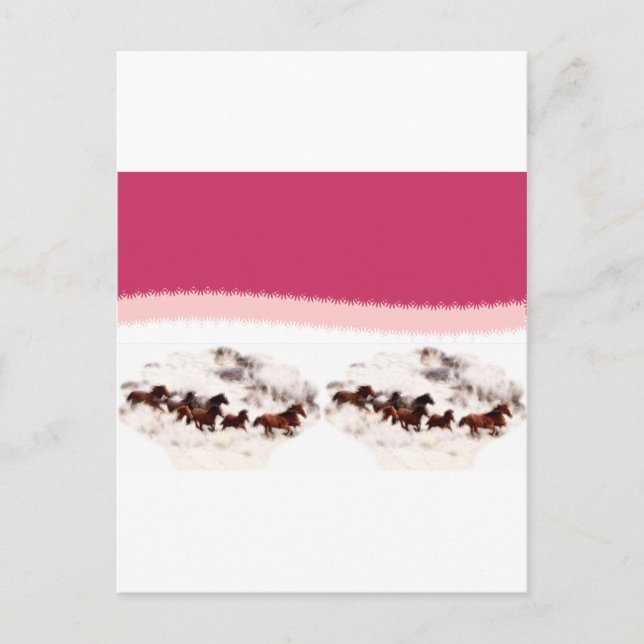 Personnaliser Horse Anniversaire Invitations et ca (Devant)