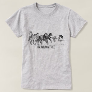 Personnaliser - Je suis WILD & GRATUIT - T-shirt d