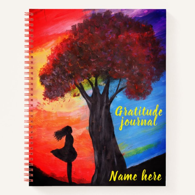 Personnaliser - Journal de gratitude de la fille (Devant)
