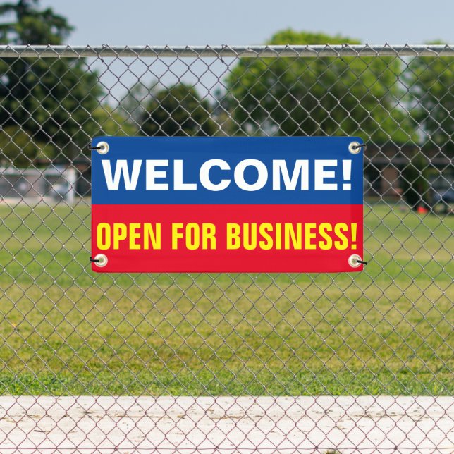 Personnaliser la bannière de bienvenue Ouvert pour (Insitu)