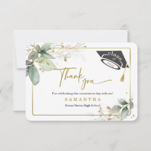 Personnaliser la Carte de remerciements de diplôme