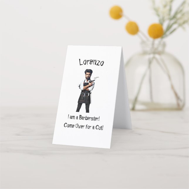 personnaliser la carte de rendez-vous barbier (Dos)