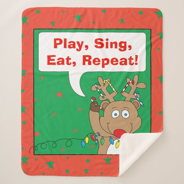 Personnaliser la couverture "Christmas Reindeer"/m (Devant)