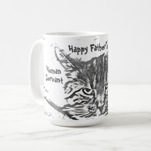 Personnaliser la Fête des pères de chat Mug