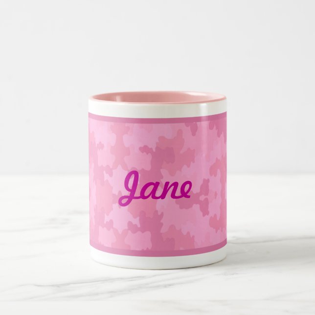 Personnaliser la Mug Camouflage Rose (Centre)