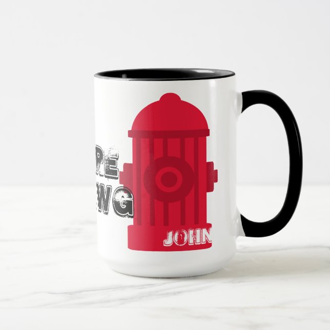 Personnaliser la Mug Ringer de Dawg Fire (Droite)