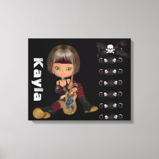 Personnaliser la toile enroulée