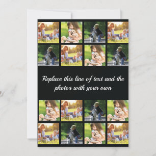 Personnaliser le collage photo et la carte de note