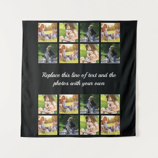 Personnaliser le collage photo et la tapisserie de (Devant)