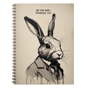 PERSONNALISER : Le Gentleman lapin Carnet
