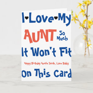 Personnaliser le nom Carte d'anniversaire de l'enf