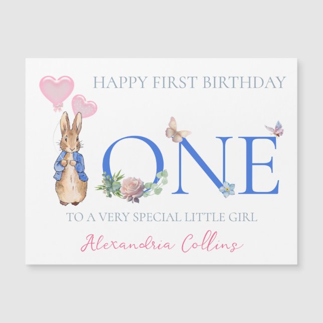 Personnaliser le nom de l'enfant Pierre 1er annive (Devant)